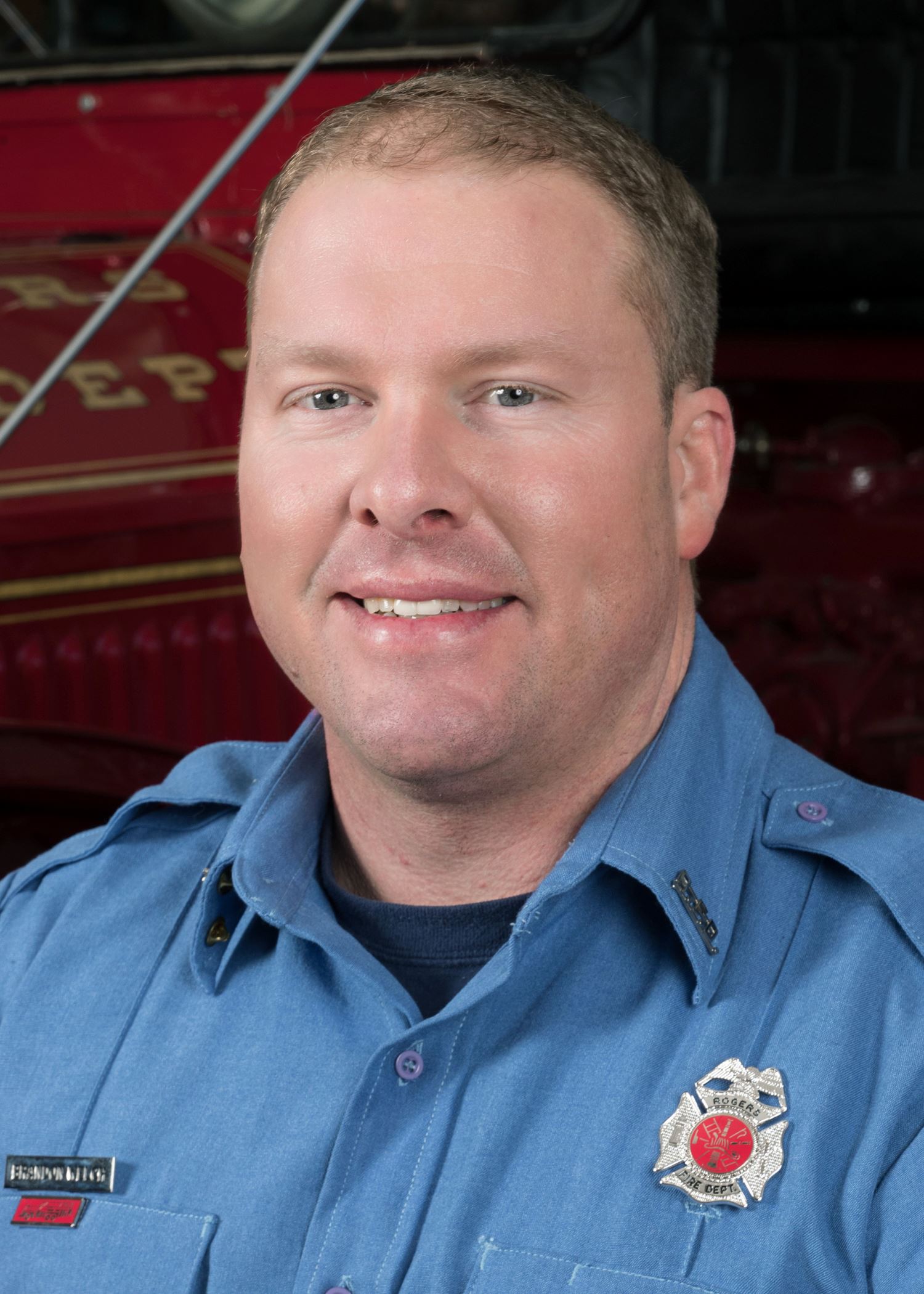 Firefighter Brandon Welch