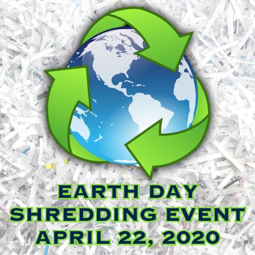 Earth and Recycle Image - Shredding Event April 22, 2020