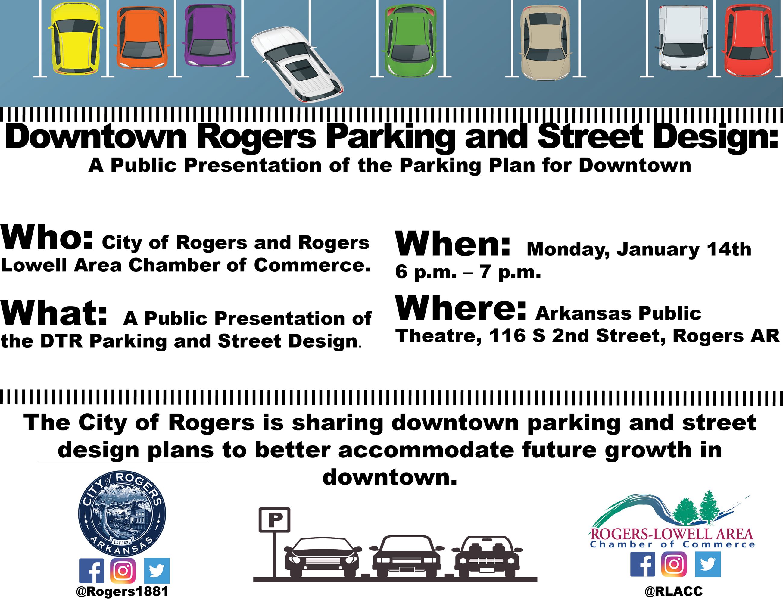 Downtown Parking and Street Design Flyer 