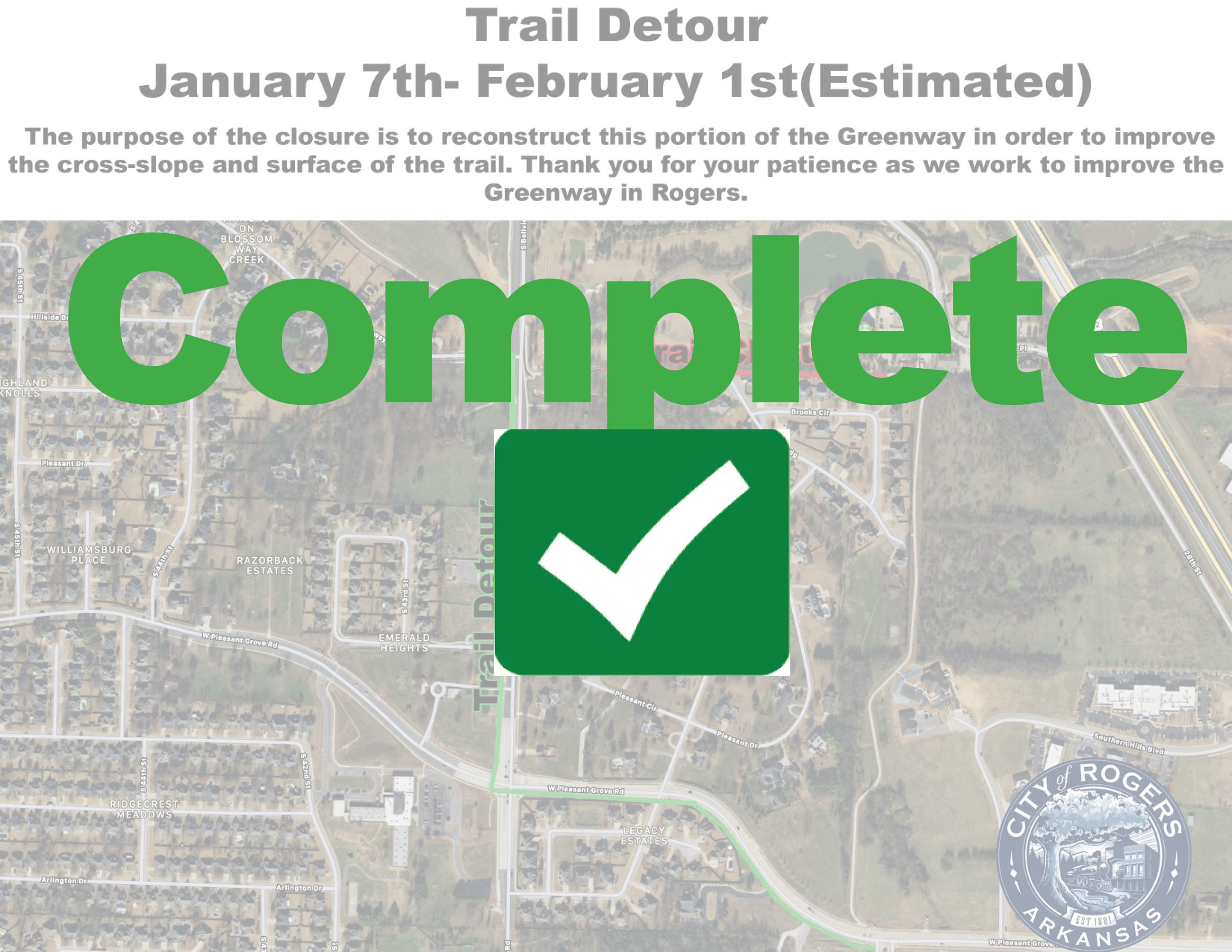 Blossom Way Trail Complete 