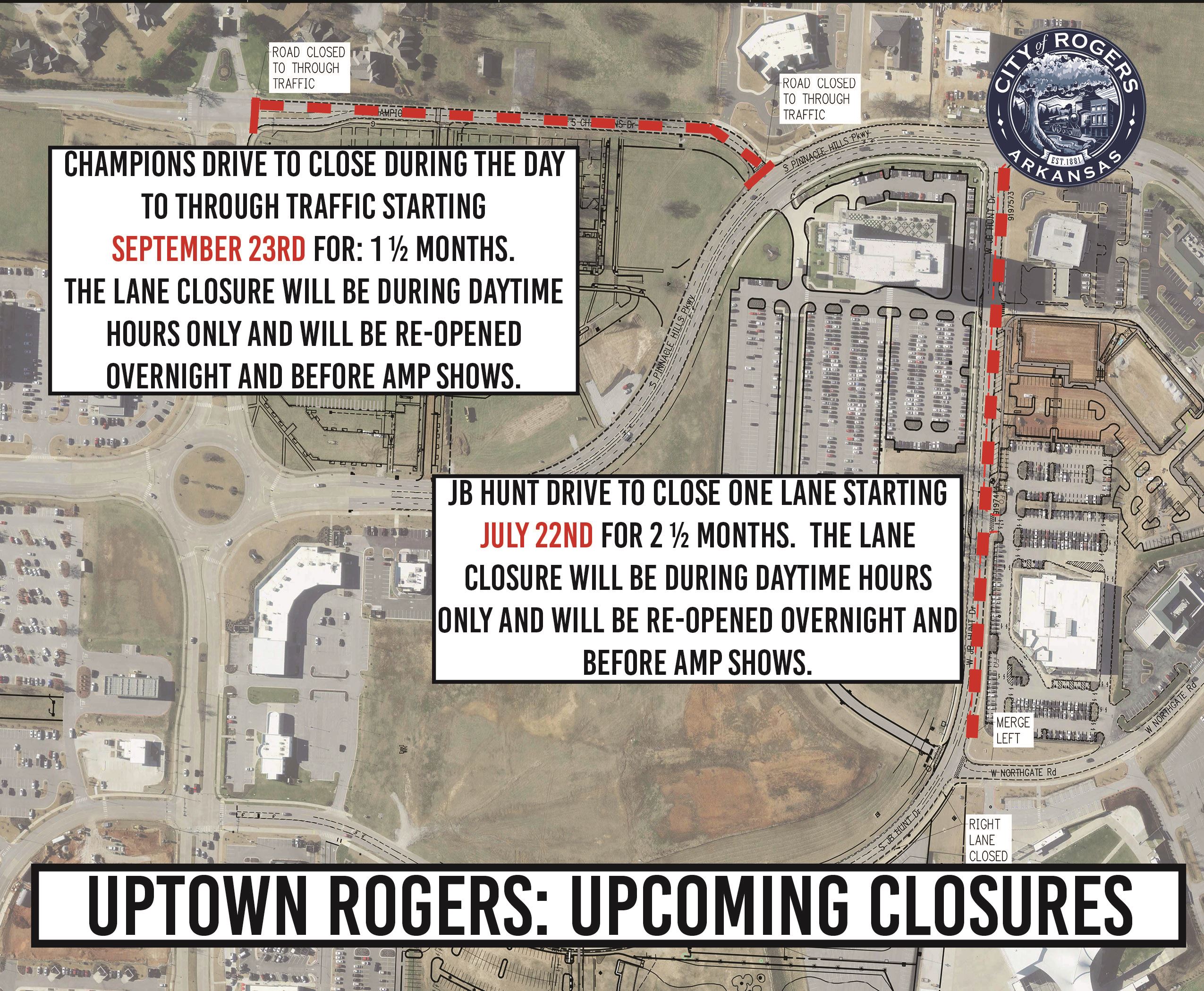 Uptown Rogers Upcoming Closures 